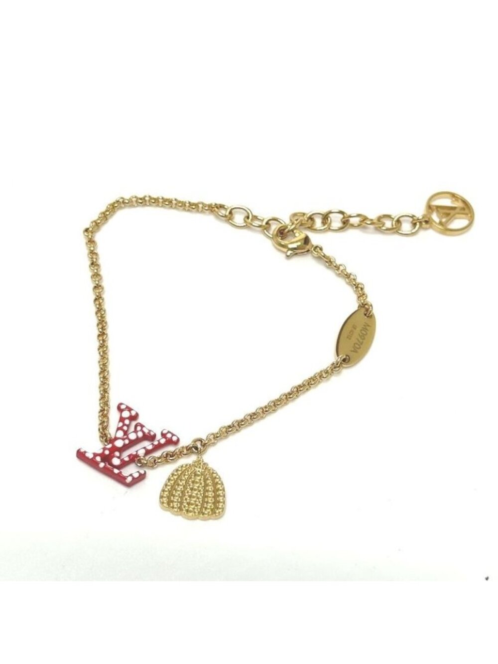 Louis Vuitton Bracelet Iconic Infinity Dot M0970 A Metal Red